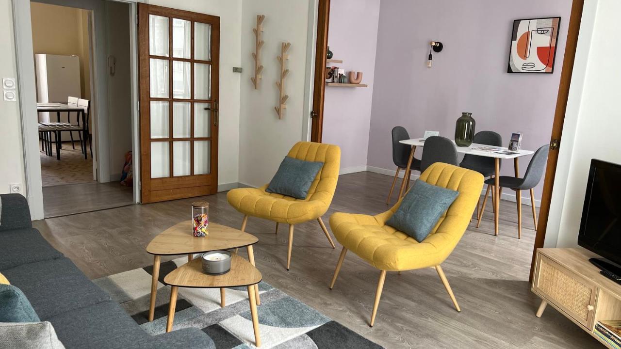 Appartement T4 70M2 - Meuble - Centre Ville - Proche Thermes Lons-le-Saunier Ngoại thất bức ảnh